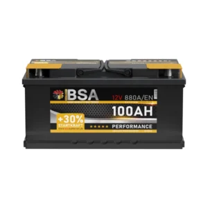 BSA Autobatterie 12v 100Ah +30% Startkraft ersetzt Batterie 90Ah 92Ah 95Ah