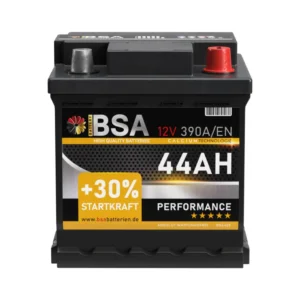 BSA Autobatterie 12V 44AH +30% Startkraft ersetzt 42Ah 45Ah 50Ah 46Ah 40Ah