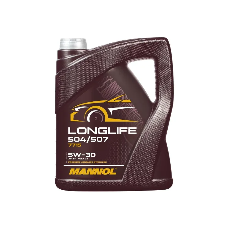 MANNOL 7715 Longlife Motoröl 5W-30 504/507, synthetisch, ACEA C3, 5L