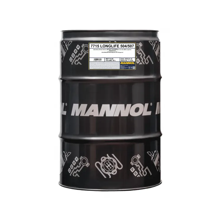 MANNOL 7715 Longlife Motoröl 5W-30, VW 504 00/507 00, synthetisch, 60L