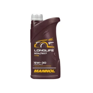MANNOL 7715 Motoröl 5W-30 Longlife 504/507 für VW, synthetisch, 1L