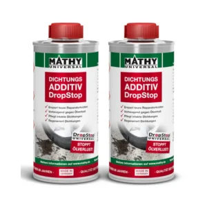 MATHY-DropStop Dichtungs-Additiv, 2 x 250 ml, Hochwirksames Öl Additiv