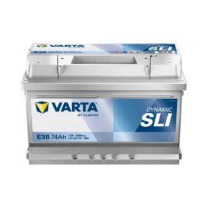 VARTA 5744020753162 SILVER dynamic E38 Starterbatterie 74Ah 12V 750A DIN/ISO LB3