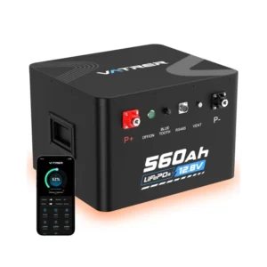 VATRER POWER 12,8V 560Ah LiFePO4 Batterie mit Selbstheizung & Bluetooth