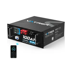 VATRER POWER 48V 100Ah LiFePO4 Rack-Batterie