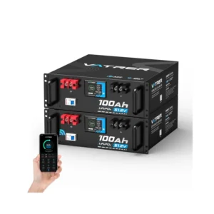 VATRER POWER 51,2V 200Ah LiFePO4 Rack-Batterie Bluetooth Selbstheizend